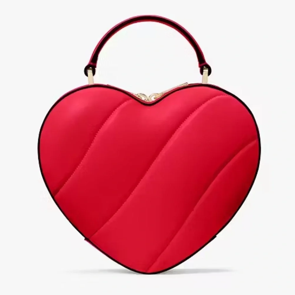 NEW WITH TAG KATE‎ SPADE LOVE SHACK RED QUILTED CROSS BODY